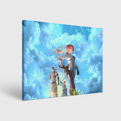 Картина прямоугольная Реинкарнация безработного - персонажи