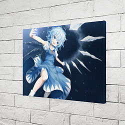 Холст прямоугольный Touhou Project Cirno, цвет: 3D-принт — фото 2