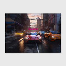 Холст прямоугольный Forza Horizon street racing, цвет: 3D-принт — фото 2
