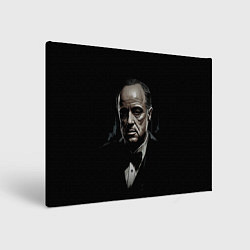 Холст прямоугольный Дон Вито Корлеоне, цвет: 3D-принт