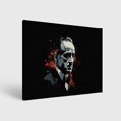 Холст прямоугольный Портрет Дон Вито Корлеоне, цвет: 3D-принт