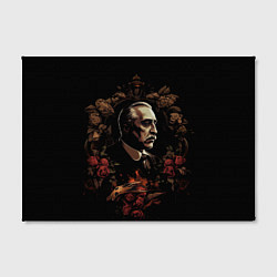 Холст прямоугольный Портрет Дон Вито Корлеоне, цвет: 3D-принт — фото 2