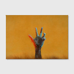 Холст прямоугольный Рука зомби, цвет: 3D-принт — фото 2