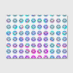 Холст прямоугольный Smiley holographic, цвет: 3D-принт — фото 2