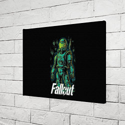 Холст прямоугольный Fallout poster style, цвет: 3D-принт — фото 2