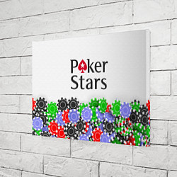Холст прямоугольный Poker - игра для удачливых, цвет: 3D-принт — фото 2