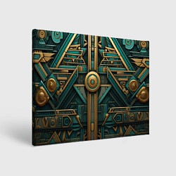 Холст прямоугольный Орнамент в египетском стиле, цвет: 3D-принт
