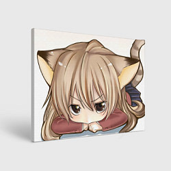 Холст прямоугольный Toradora Тайга Айсака Neko, цвет: 3D-принт