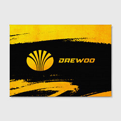 Холст прямоугольный Daewoo - gold gradient по-горизонтали, цвет: 3D-принт — фото 2
