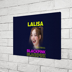 Холст прямоугольный Lalisa - девушка из группы Blackpink, цвет: 3D-принт — фото 2