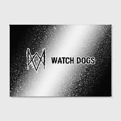 Холст прямоугольный Watch Dogs glitch на светлом фоне по-горизонтали, цвет: 3D-принт — фото 2