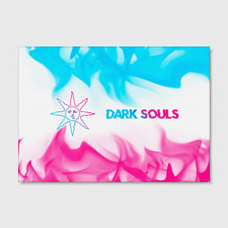 Холст прямоугольный Dark Souls neon gradient style по-горизонтали, цвет: 3D-принт — фото 2
