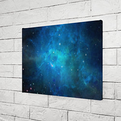 Холст прямоугольный Голубой космос, цвет: 3D-принт — фото 2