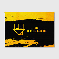 Холст прямоугольный The Neighbourhood - gold gradient по-горизонтали, цвет: 3D-принт — фото 2