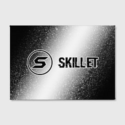 Холст прямоугольный Skillet glitch на светлом фоне по-горизонтали, цвет: 3D-принт — фото 2