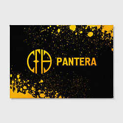 Холст прямоугольный Pantera - gold gradient по-горизонтали, цвет: 3D-принт — фото 2