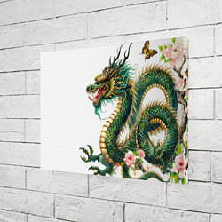 Холст прямоугольный Японский дракон - ирезуми искусство, цвет: 3D-принт — фото 2