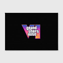 Холст прямоугольный Grand Theft Auto 6, цвет: 3D-принт — фото 2