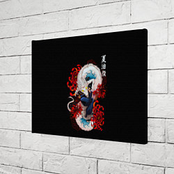 Холст прямоугольный Сугуру Гето и дракон, цвет: 3D-принт — фото 2