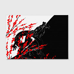 Холст прямоугольный Tokyo Dragon, цвет: 3D-принт — фото 2