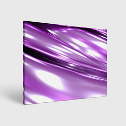Холст прямоугольный Нежные фиолетовые полосы абстракта, цвет: 3D-принт