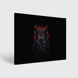 Холст прямоугольный Evil owl, цвет: 3D-принт