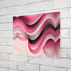 Холст прямоугольный Волны - текстура, цвет: 3D-принт — фото 2