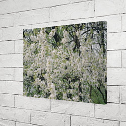 Холст прямоугольный Цветущая вишня, фотография, цвет: 3D-принт — фото 2