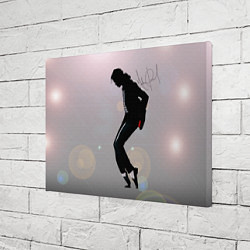 Холст прямоугольный Майкл Джексон под прожекторами - с автографом, цвет: 3D-принт — фото 2