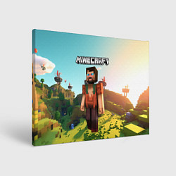 Холст прямоугольный Minecraft персонаж, цвет: 3D-принт