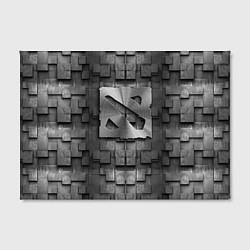 Холст прямоугольный Dota - metal texture, цвет: 3D-принт — фото 2