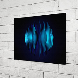 Холст прямоугольный Объемные пластины шаром, цвет: 3D-принт — фото 2