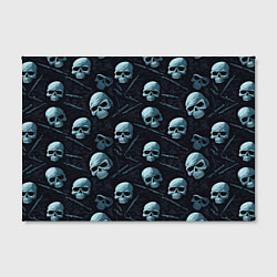 Холст прямоугольный Черепа с ножами, цвет: 3D-принт — фото 2