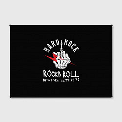 Холст прямоугольный Хард-рок, рок-н-ролл, цвет: 3D-принт — фото 2
