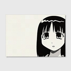 Холст прямоугольный Azumanga Daioh Аюму Касуга, цвет: 3D-принт — фото 2