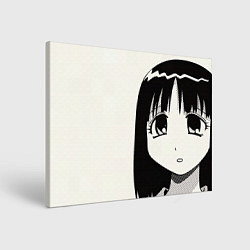 Холст прямоугольный Azumanga Daioh Аюму Касуга, цвет: 3D-принт