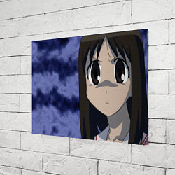 Холст прямоугольный Azumanga Daioh Аюму Касуга, цвет: 3D-принт — фото 2