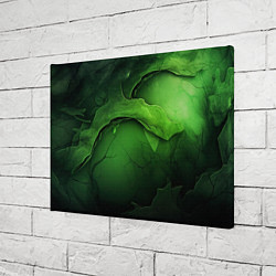 Холст прямоугольный Зеленая яркая абстрактная текстура, цвет: 3D-принт — фото 2