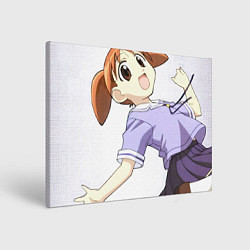 Холст прямоугольный Azumanga Daioh Тиё Михама, цвет: 3D-принт