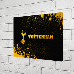 Холст прямоугольный Tottenham - gold gradient по-горизонтали, цвет: 3D-принт — фото 2