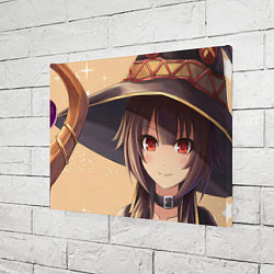 Холст прямоугольный Konosuba Мэгумин cute, цвет: 3D-принт — фото 2