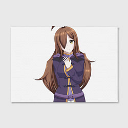 Холст прямоугольный Konosuba Виз, цвет: 3D-принт — фото 2