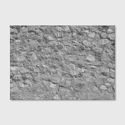 Холст прямоугольный Серая кирпичная стена, цвет: 3D-принт — фото 2