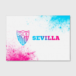 Холст прямоугольный Sevilla neon gradient style по-горизонтали, цвет: 3D-принт — фото 2