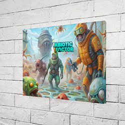 Холст прямоугольный Abiotic Factor монстры, цвет: 3D-принт — фото 2