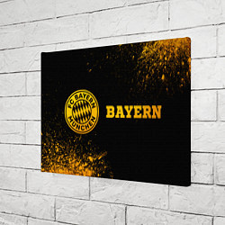 Холст прямоугольный Bayern - gold gradient по-горизонтали, цвет: 3D-принт — фото 2