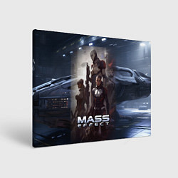 Холст прямоугольный Mass Effect game, цвет: 3D-принт