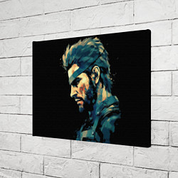 Холст прямоугольный Веном Снейк Metal gear game, цвет: 3D-принт — фото 2