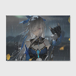 Холст прямоугольный Honkai Star Rail Jingliu white, цвет: 3D-принт — фото 2