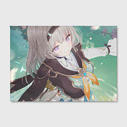 Холст прямоугольный Honkai Star Rail Firefly smile, цвет: 3D-принт — фото 2
